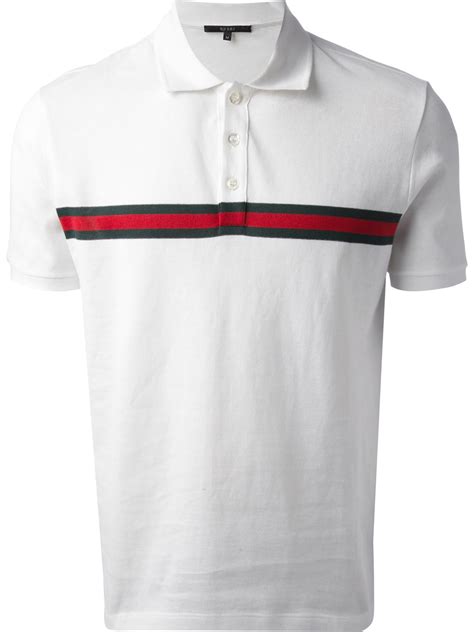 gucci t shirt heren wit|Gucci polo shirts for men.